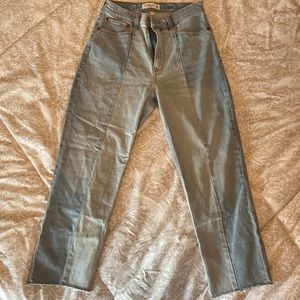 Abercrombie Curve Love The Ankle Straight Ultra High Rise Jeans